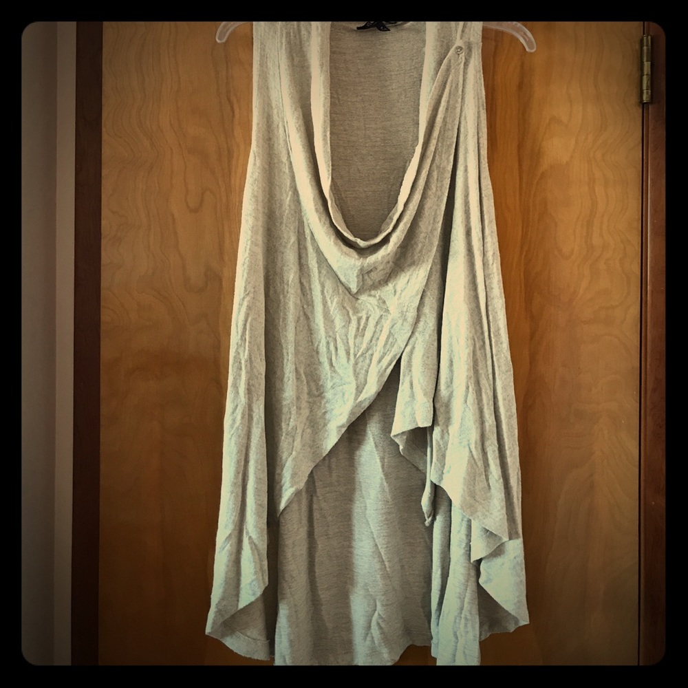 Beige Sleeveless Top